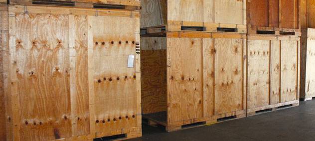 wooden storage vaults