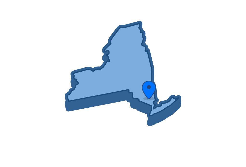 Local Newburg New York Area Map