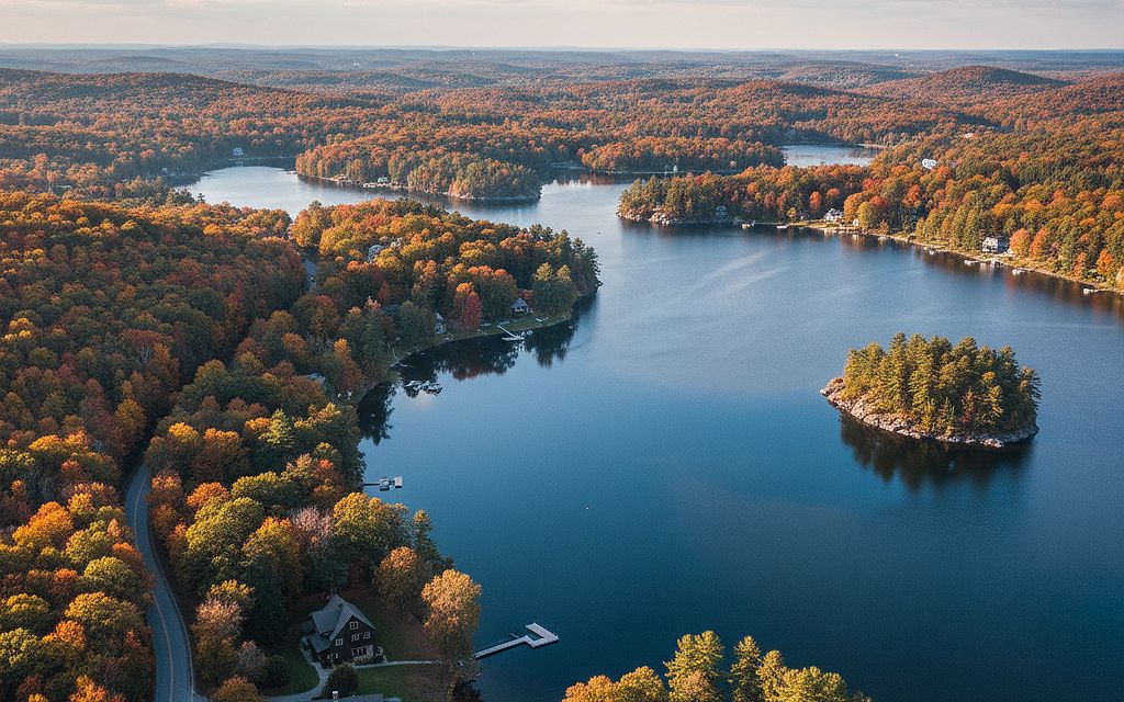 Walton Lake in New York state